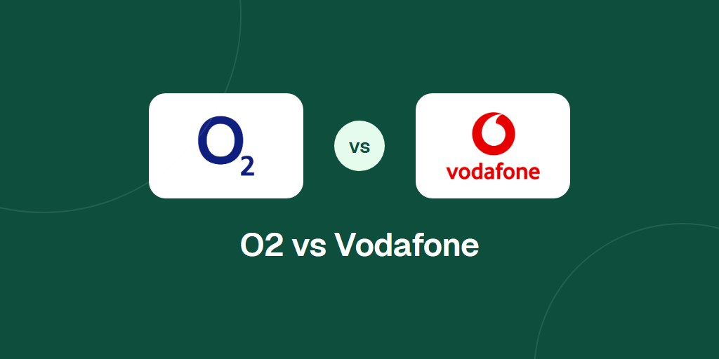 O2 and Vodafone logos side by side