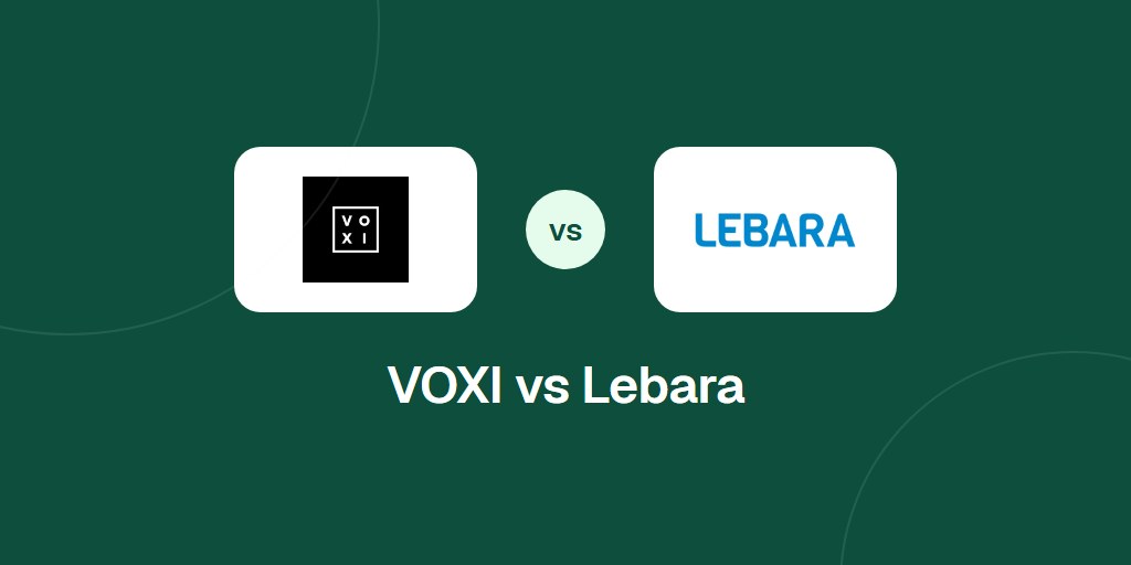 VOXI and Lebara logos side by side