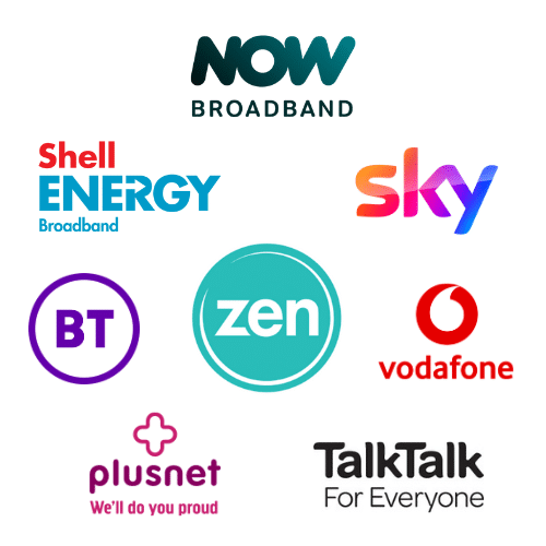 Broadband Deals Cornwall Provider Logos